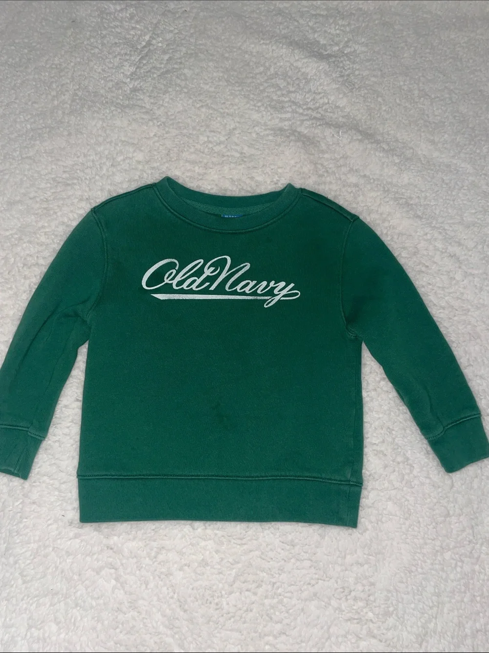 Old Navy Kids Green Logo Crewneck Sweatshirt